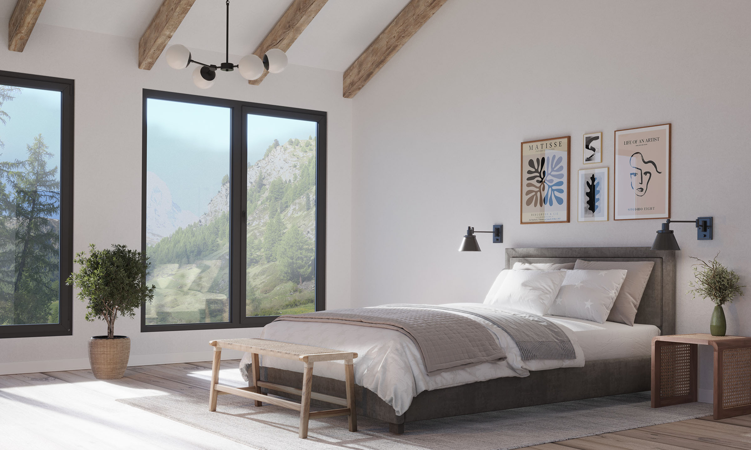 Light modern bedroom hotsell